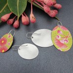 Earrings | Bush Walk | Gum Blossom | Oval Earrings | Small